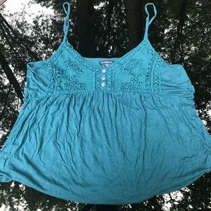 teal babydoll cami xxl